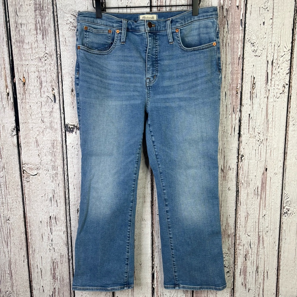 Madewell Cali Demi-Boot‎ Jeans PETITE Size 31P | 12P High Waist 24” Inseam